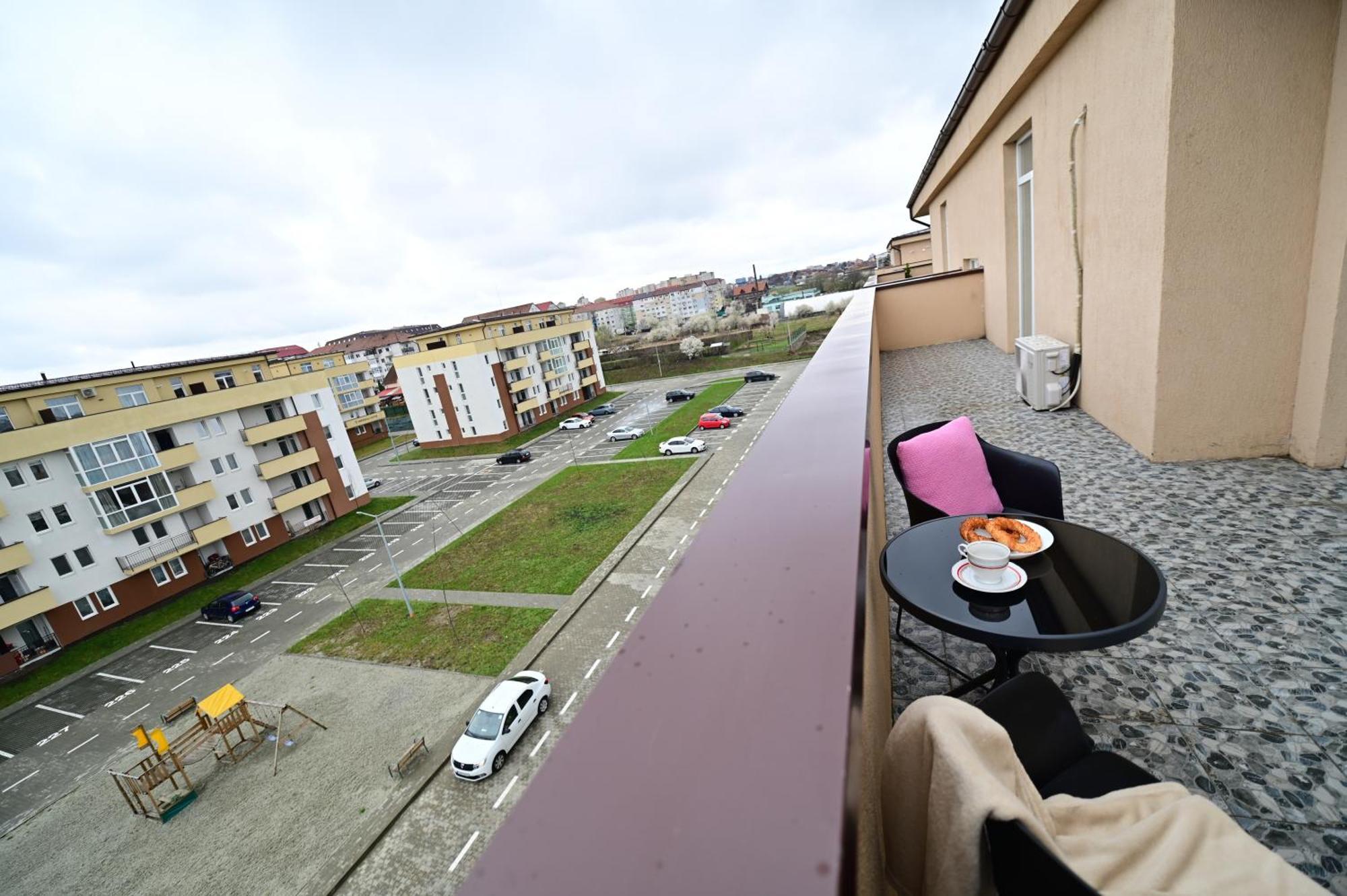 Ferienwohnung Penthouse 25 Hermannstadt Exterior foto